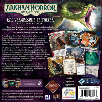 Arkham Horror: Das Kartenspiel – Das vergessene Zeitalter (Ermittler-Erweiterung)