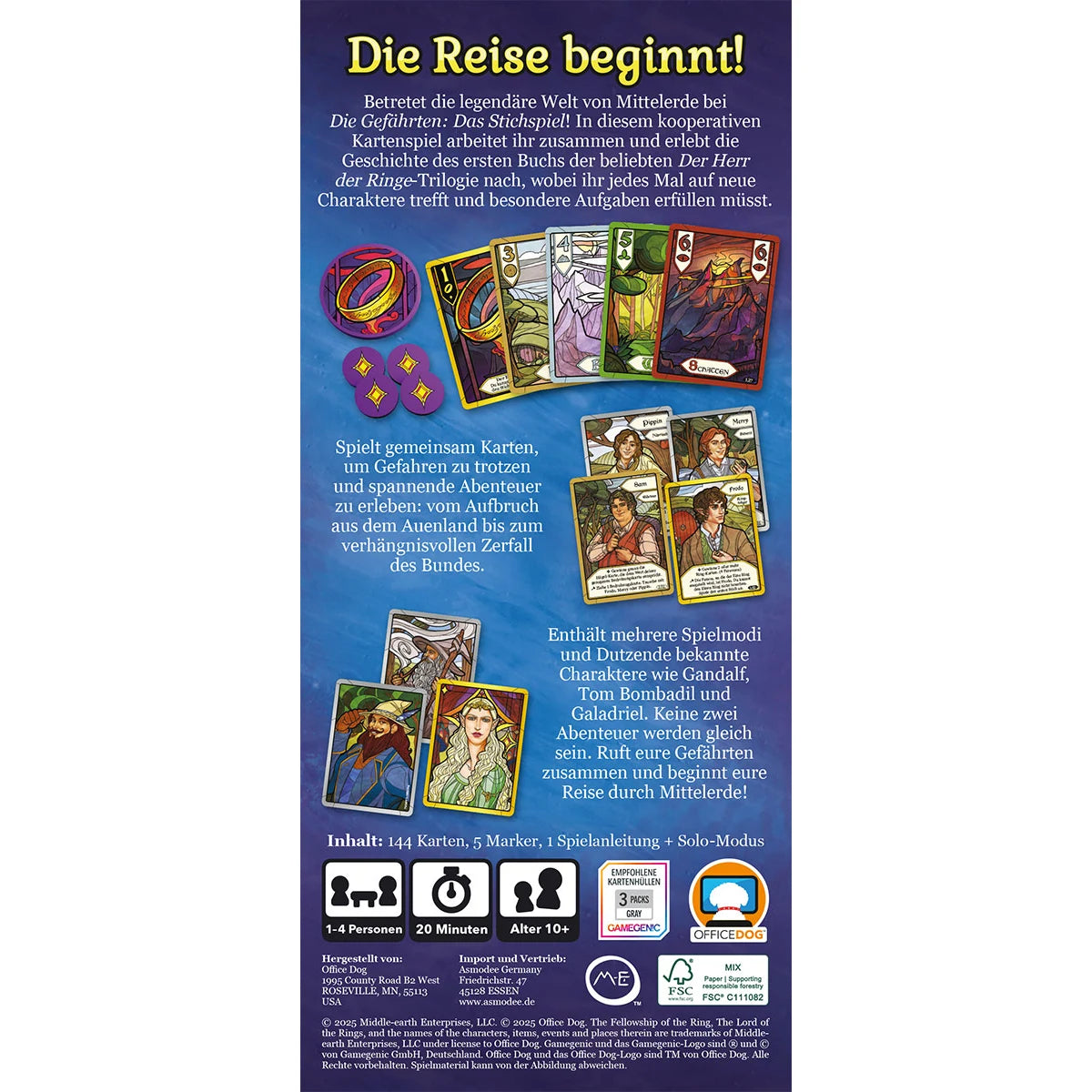 Der Herr der Ringe: Die Gefährten – Das Stichspiel
